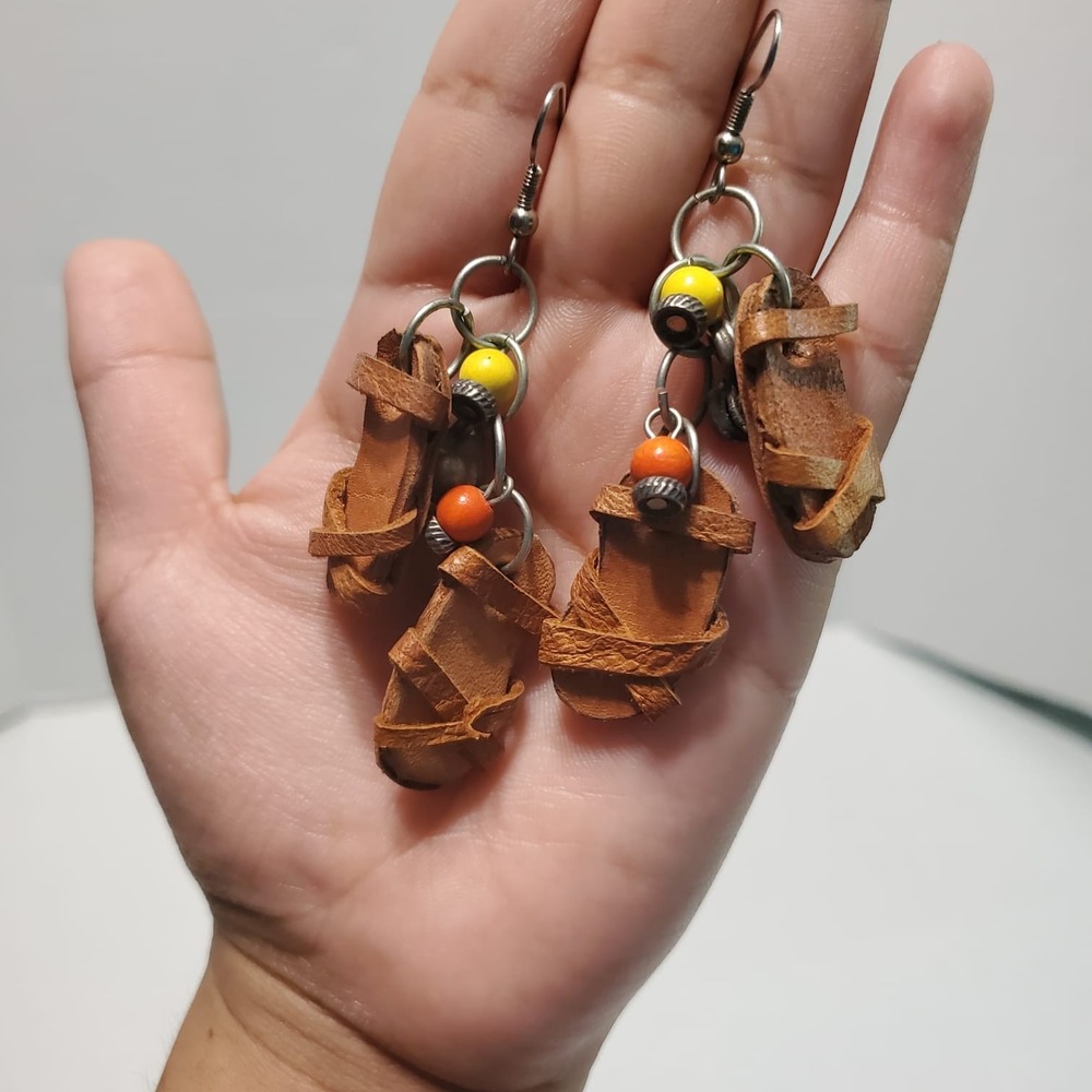 Shoes Sandals Dangle Custom Earrings